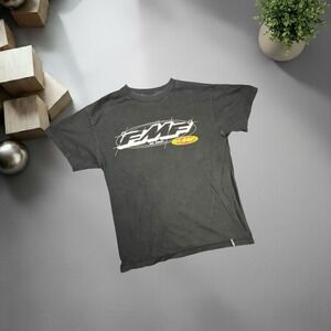 FMF Racing Graphic Tee Mens Medium Black Motocross Y2K Vintage Streetwear